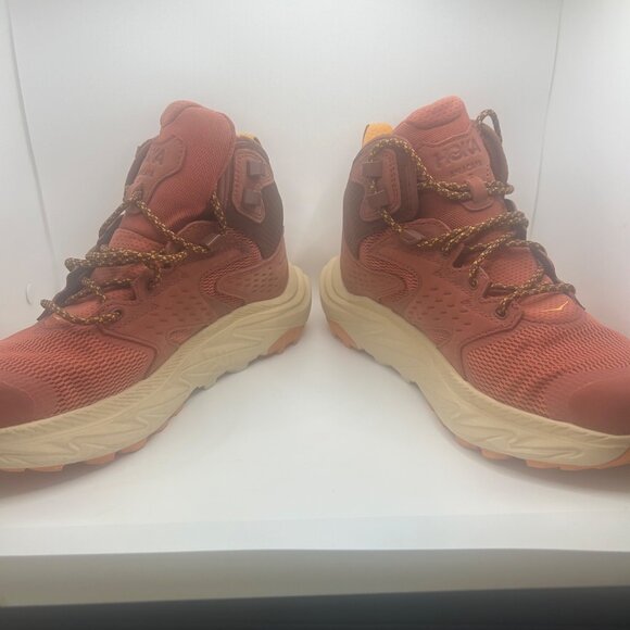 Hoka One One Kaha 2 GTX Waterproof Hiking Boot Hot Sauce / Shifting Sand 9b - Picture 5 of 12